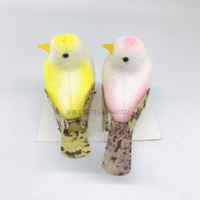 Simulation Foam Bird Gardening Micro Landscape Green Plant Decoration Bird Wedding Celebration Decoration