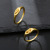INS New Bee Ring Brass Gold-Plated Insect Ring Exquisite Fashion Feminine Jewelry