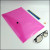 Mirror Transparent Pp Button Bag Information Bag Plastic Snapper File Bag Office File Bag Self-Produced and Self-Sold