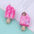 Creative Acrylic Accessories Anti-Real Ice Cream Luminous Toy DIY Bag Package Pendant Key Ring Pendant Wholesale