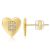 Amazon New Heart Shaped Ear Studs Micro Inlaid Zircon 925 Silver Pin Earrings Exclusive for Cross-Border Alphabet Letter Earrings