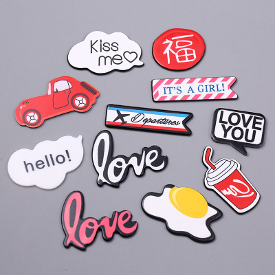 Wholesale Creative Acrylic Patch Cartoon Patch DIY Phone Case Decoration Accessories Ornament Accessories