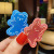 Korean Style Little Bear Cute Hairpin Colorful Mirror Girl Heart Cartoon Hairpin Korean Sweet Simple Bangs Side Clip