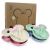 Kindergarten Gifts Children's Bowl Three-Piece Set Children's Dinner Plate Wheat Straw Tableware Compartment Plate