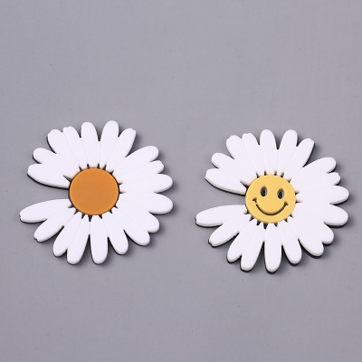 Factory Supply New Fresh Feverfew Patch Phone Shell Stickers Refridgerator Magnets DIY Decoration Can Be Customized