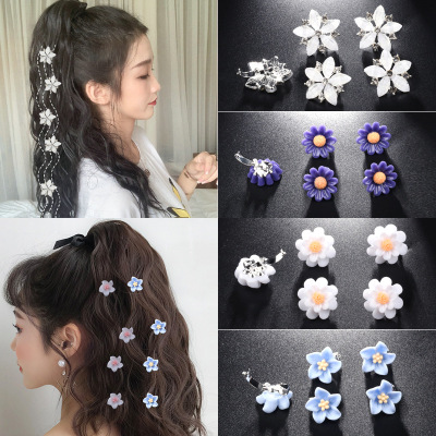 Crystal Rhinestone Spotted Hairpin Hairpin Headdress Foreign Trade Hair Accessories Hairpin Girl Princess up-Do Braided Hair Grabbing Clip