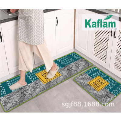 Nordic Ins Carpet Doormat Entrance Absorbent Floor Mat Wish New Kitchen Bathroom Drop-Resistant Oil-Absorbing Floor Mat