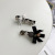 New Korean Hair Accessories Bow Hairpin Chanel-Style Black Duckbill Clip Imitation Pearl Hair Accessories