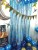 Cross-Border Hot Sale Blue Balloon Chain Set Flag Whiskey Kit Party Decoration Venue Layout Props