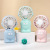 USB Small Fan Student Dormitory Portable Portable Electric Fan Cute Spaceman Fan Rechargeable Handheld Small