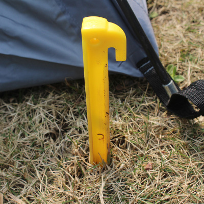 Spot Outdoor 9-Inch Ultra-Light Plastic Peg 23cm Tent Nail Tent Canopy Ground Nail Cross-Border Beach Ground Nail