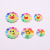 Manufacturers Supply Colorful Sun Flower Patch Children's Toy Stickers Early Education Cartoon Patch DIY Ornament Accessories Customization