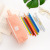 Canvas Large Capacity Pencil Case DoubleLayer Simplicity Multifunctional Solid Color Ins Style Pencil Box Stationery Box