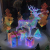 Wedding Celebration Decoration Party Activity Scene Layout Christmas Deer Christmas Decoration Laser Magic Color Elk