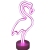 Flamingo Led Small Night Lamp Desktop Creative Battery Cartoon Small Night Lamp Moon XINGX Modeling Light