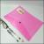 Mirror Transparent Pp Button Bag Snap Information Bag FC File Bag with Business Card File Bag Self-Produced and Self-Sold