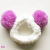 Korean Hair Accessories Cute Fur Ball Face Wash Headband Women's Flannel Makeup Headband Sweet Hairband Headwear Factory Direct Sales