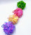 Super Soft 50G Colorful Two-Color Loofah Bath Ball Large Shower Net Ball Children Adult Rubbing Back Bath Supplies