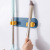 Colorful Double-Headed Mop Rack Non-Marking Mop Clip Broom Holder Hook Seamless Punch-Free Double Card Mop Clip