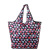 Multi-Functional Waterproof Handbag Women's Outdoor Portable Shopping Bag Large Capacity PVC Checked Cloth Folding Storage Bag