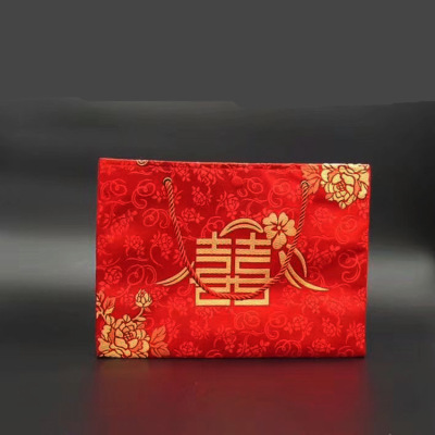 Factory Direct Sales High-End Embroidery Portable Three-Dimensional Ten Thousand Yuan Red Packet Bag Wedding Creative Exquisite Red Envelope