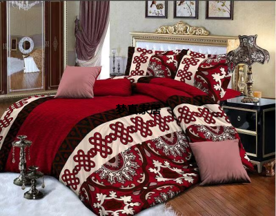 Flannel Quilt Bedding Three-Piece Blanket