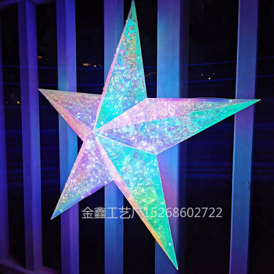 Christmas Lights Star Christmas Tree Pendant Wedding Shopping Window Hotel Decoration Park Corridor Layout