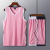 New Arrival Color Matching Cross Stripe V-neck Basketball Jersey Suit
