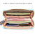 Fashion Ladies New Wallet Long Fashion Korean Style Contrast Color Multiple Card Slots Zipper Wallet Wallet Factory Direct Supply