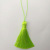 Factory Direct Sales High-End Seamless Short Fat Tassel Ice Silk Tassel Vertical Soft DIY Hand-Woven Polyester Tassel