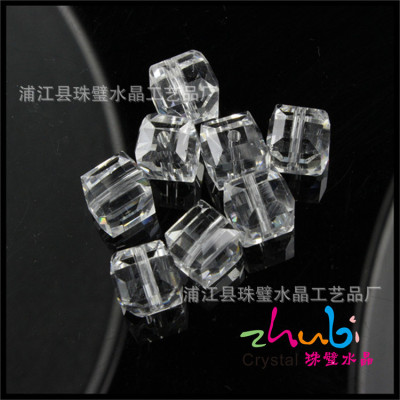 Wholesale DIY Jewelry Accessories Materials 12mm Faceted Crystal Square Beads Crystal Beads Beads String