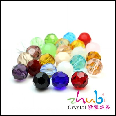 Faceted Crystal Beads 32-Sided Football Porcelain Jade Material Beaded Loose Beads/4mm Multicolor Wholesale DIY Ornament Spacer Beads