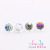 Factory Wholesale 32-Face Crystal Glass Ball round Cut Bottom Rhinestone 8mm Colorful Ornament Flat Bottom Ball