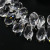 Personalized DIY Ornament Necklace Accessories High Quality Water Drop 10mm White Crystal Pendant New Wholesale