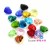 Fashion Accessories Ornaments Crystal Necklace 10mm Heart Shaped Pendant Pressure Micro Glass Bead Crafts Customization