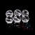 New Electroplating Ball 128 Surface Ball Transparent White Crystal Beads Car Perfume Car Hanging Materials Accessories Wholesale