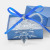 2020 Amazon Hot Christmas Gift Box 65mm Transparent Snowflake Crystal Pendant Car Hanging Multi-Color Ribbon Wholesale