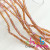 Domestic Artificial Glass Crystal Beads DIY Headdress Accessories Material 2*4MMAB Color Electroplating Faceted Rectangular Beads