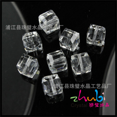 Wholesale Crystal Beads Bulk 14mm Glass Square Beads DIY Hair Accessories Beaded Jewelry Accessories