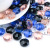 DIY Ornament Accessories Factory Direct Supply Multi-Color Grid Flat round Micro Glass Bead Flat round Earrings Necklace Accessories