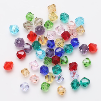 Imitation Austrian Czech Crystal Tipped Bead Cut Diamond Micro Glass Bead DIY Ornament Accessories Scattered Beads Pendant Material
