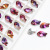 Amazon Hot AB Colorful Colorful Fish Crystal Necklace Pendant Wholesale DIY Handmade Small Jewelry Accessories