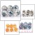 New Electroplated Crystal Ball DIY Handmade Hair Accessories Headdress Clothing Accessories Factory Wholesale 16mm128 Surface Ball