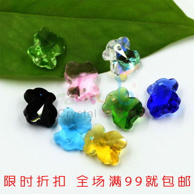 Factory Direct Supply Crystal Pendant New Product 14mm Single Hole Bear Hanging Cartoon Unique DIY Handmade Material