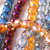 2020 New Large Hole Bulge Beads 8mm Cut Glass Crystal Beads Plating Color DIY Bracelet Bead Curtain Material Scattered Beads