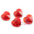 Factory Wholesale Crystal Pendant 10mm Heart Pendant Medium Hole Pressed Crystal Crafts DIY Earring Material