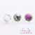 Factory Wholesale 32-Face Crystal Glass Ball round Cut Bottom Rhinestone 8mm Colorful Ornament Flat Bottom Ball