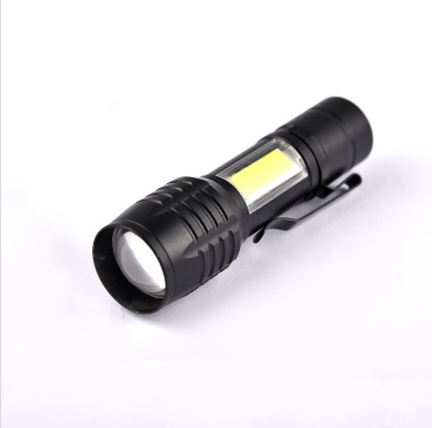 Mini Small Flashlight Aluminum Alloy Torch Waterproof Rechargeable Strong Light Custom Gift Logo Gift Box