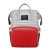 New Mummy Bag Trend Stripes Baby Diaper Bag Multi-Function Large Capacity Portable Mummy Backpack Factory Direct Sales