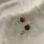 Korean Earrings Personality Fox Ear Hook 2021 New Fashion Temperamental Popular Inlaid Zircon Colored Glaze Ear Rings Female